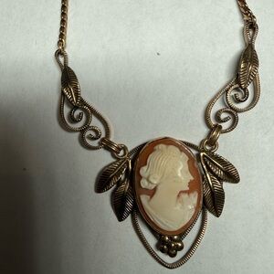 Vintage cameo necklace